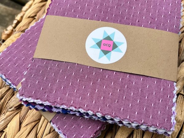 Gentleman’s Blend Charm Pack #01 – Reclaimed Purple Precuts (Limited Edition)