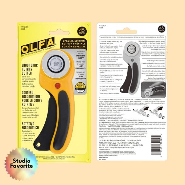 Olfa Deluxe Ergonomic Rotary Cutter (45mm)