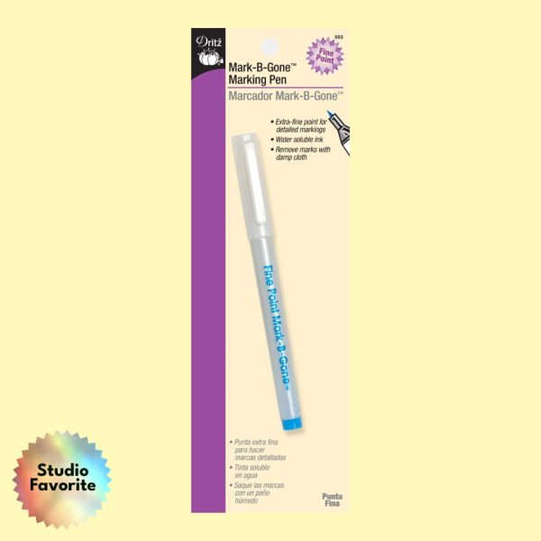 Dritz Mark-B-Gone Pen (Blue, Fine Point)