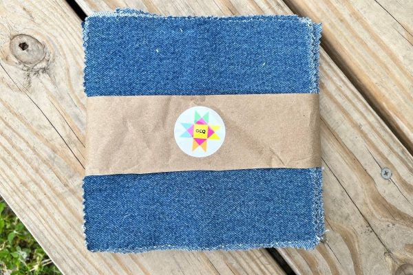Washed + Worn Denim Squares #001 - Reclaimed Jean Pack – 6.5” Squares
