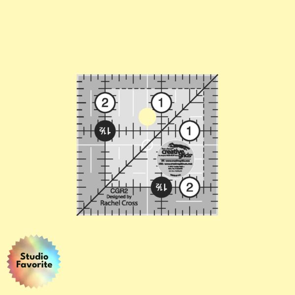 Creative Grids Quilt Ruler (2½” Square)