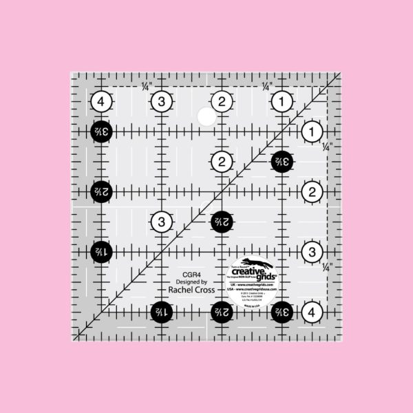 Creative Grids Quilt Ruler (4½” Square)