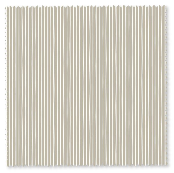 600024_1010 Taupe fabric with hand-drawn vertical stripes from the Felicity Basics collection by Felicity Fabrics